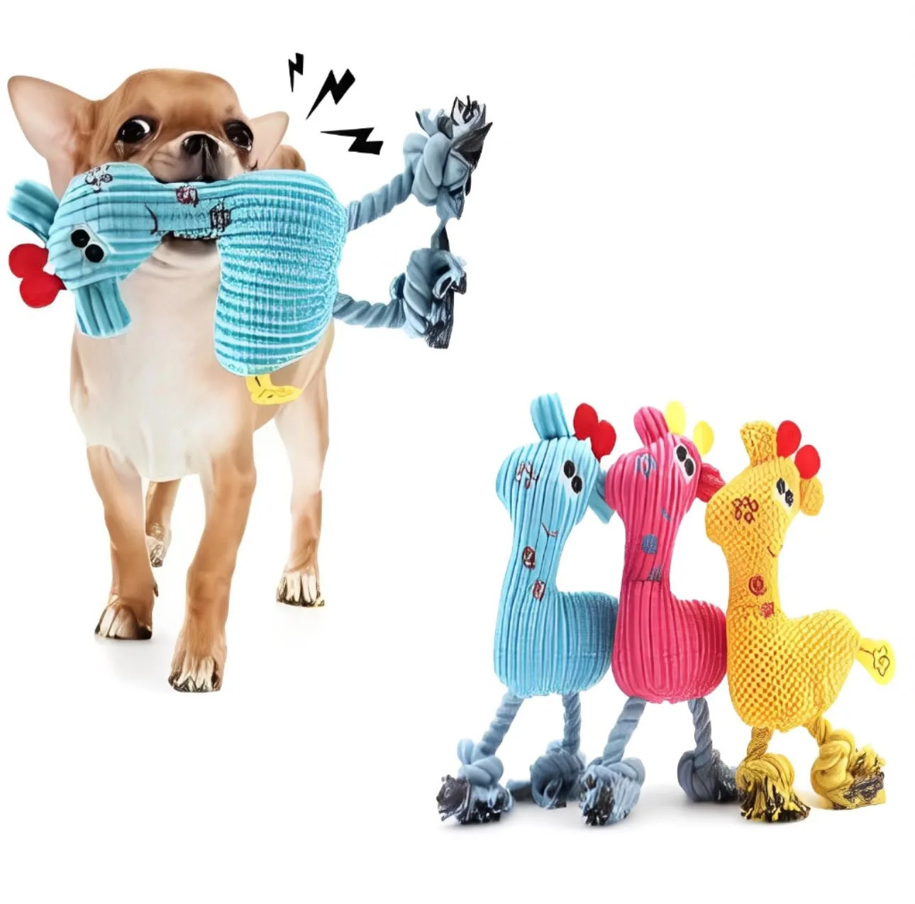 Girafa de pelúcia P/ cachorro